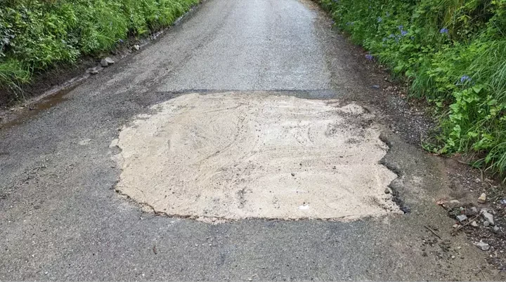 Motorist Fills Pothole Without Consent- Private Company Gets Enraged