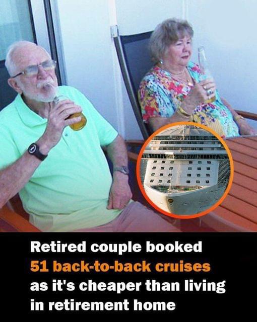 Retired couple booked 51 back-to-back cruises because it’s cheaper than living in retirement home