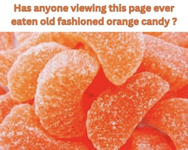 OLD FASHIONED ORANGE CANDY