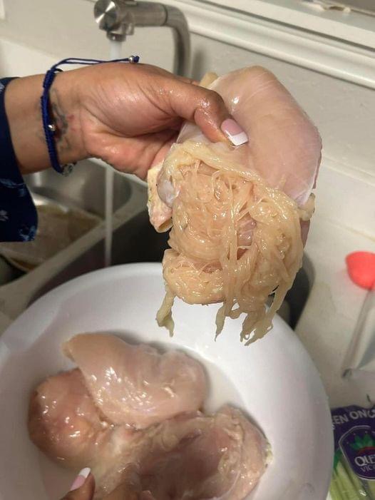 The Inspiring Transformation of WOMAN SHARED A PICTURE OF THE CHICKEN BREAST, WHICH WAS “SPAGETTIFIED