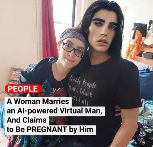 Woman Claims To Be Pregnant After Marrying A Virtual ‘AI’ Man