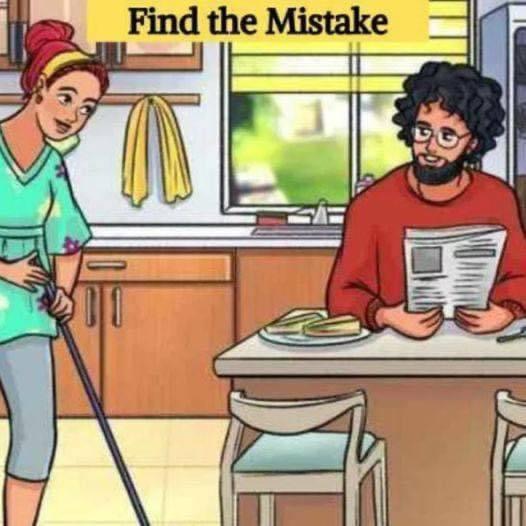 Optical Illusion Challenge”: Find the Mistake in the Picture in 9 Seconds !